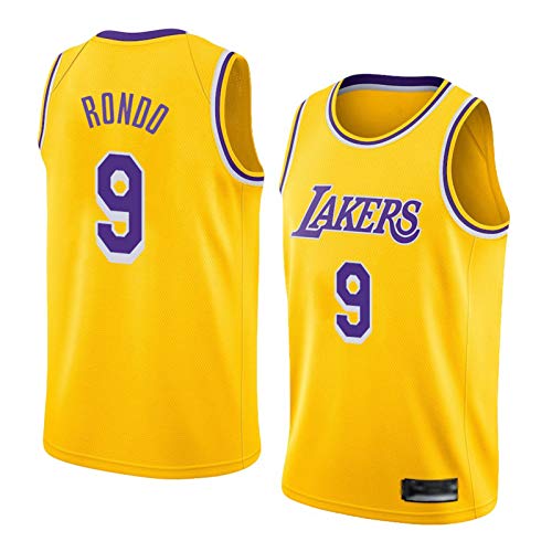 Laker 2020 - Camiseta de baloncesto Swingman, James, Kuzma, O'Neal, para hombre, estampado de ropa deportiva al aire libre, tela transpirable # 9 M (65 ~ 75 kg)