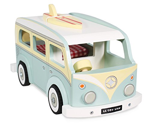 Le Toy Van - Caravana de madera | Vehículo de madera colección Daisylane | A partir de 3 años +