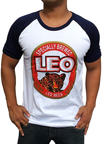 LEO Beer | camiseta para hombre (T-Shirt) | talla: S