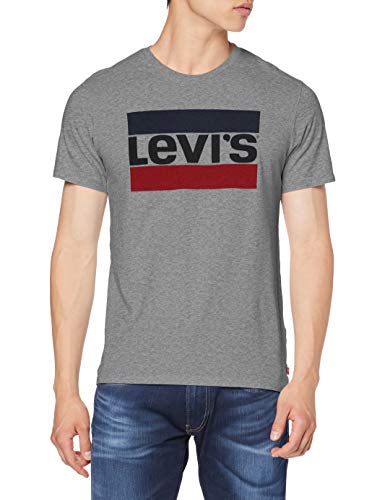 Levi's Graphic Camiseta, 84 Sportswear Logo Grey Midtone Grey Htr, M para Hombre