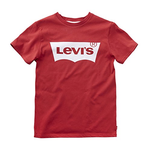 Levi's kids Short Sleeves Batwin T-Shirt, Camiseta para Niños, Rojo (Red 03), 10 años