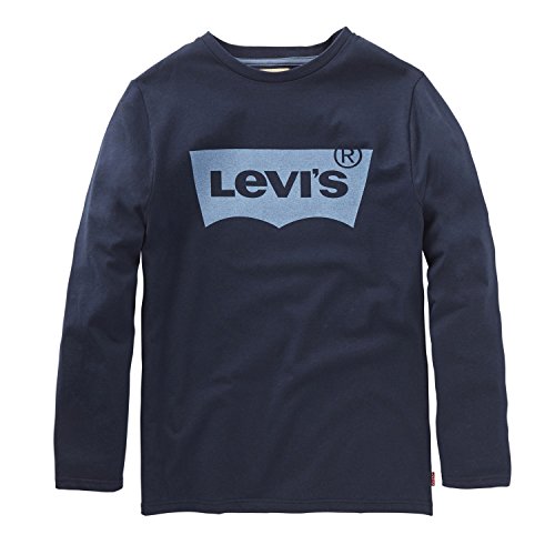 Levi's N91005H, Camiseta para Niños, Azul (Marine), 16 años