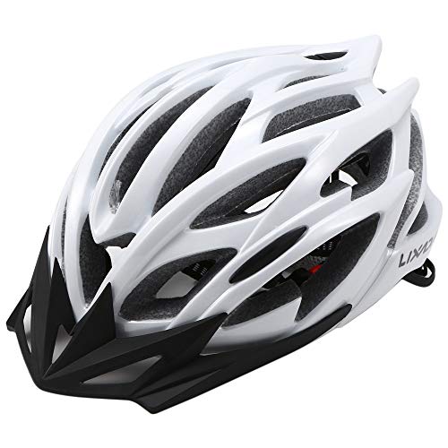 Lixada Casco Ciclismo Ajustable Ultraligero Diseño Moldeado Integral con 25 Ventilaciones para MTB Carretera Bicicleta