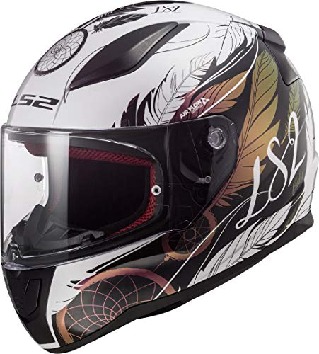 LS2 Rapid Boho Casco de Moto, Hombre, Multicolor, S