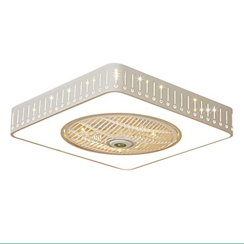 Luz de ventilador LED hogar iluminado ventilador eléctrico iluminación lámpara de techo luz de ventilador de techo suave (Size : C)