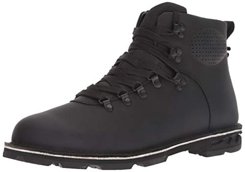 Merrell Men's Sugarbush Braden MID Leather Waterproof Fashion Boot, Black, 7.5 M US