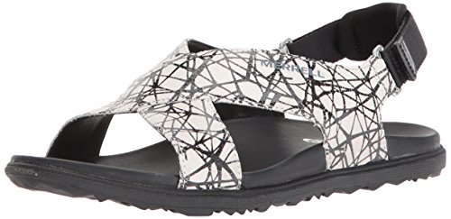 Merrell Sandalias para mujer Around Town Sunvue, negro (Negro (Black Texture)), 42.5 EU