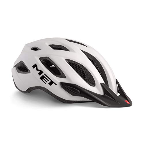 Met Crossover XL(60-64) Casco Montañismo, Alpinismo y Trekking, Adultos Unisex, Blanco (Blanco)