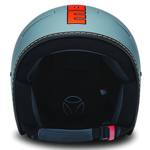 MOMO Design VENOM18 Titanium Matt/Red Casco esquí, Unisex Adulto, Titanio, L/XL