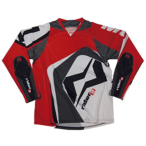 Mots MT2107SR Trial Rider 2 Camiseta, Rojo, Talla S