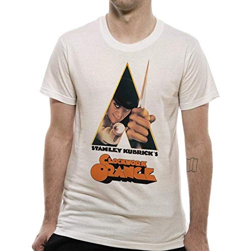 Naranja Mecanica Camiseta, Multicolor, S Adultos Unisex