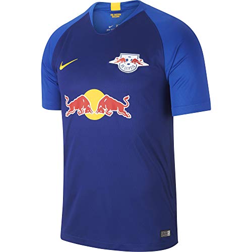 NIKE Camiseta para Hombre RB Leipzig Breathe Stadium Away, Hombre, Camiseta, 919014-456, Deep Royal Blue/Tour Yellow, Medium