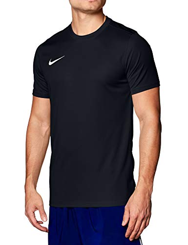 NIKE M Nk Dry Park VII JSY SS Camiseta de Manga Corta, Hombre, Negro (Black/White), S