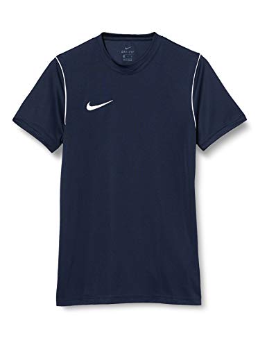 NIKE M Nk Dry Park20 Top SS Camiseta de Manga Corta, Hombre, Obsidian/White/White, L