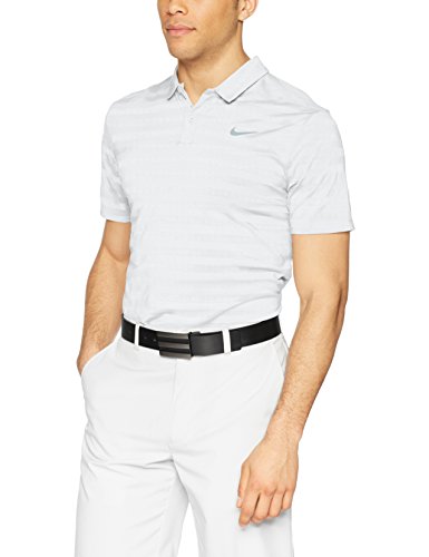 NIKE M Nk Dry Stripe Polo, Blanco (Blanco 100), Medium (Tamaño del Fabricante:M) para Hombre