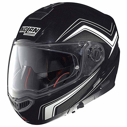 Nolan N104 Absolute como – Casco Moto policarbonato N- Com – Metal Negro Tamaño 2 X L