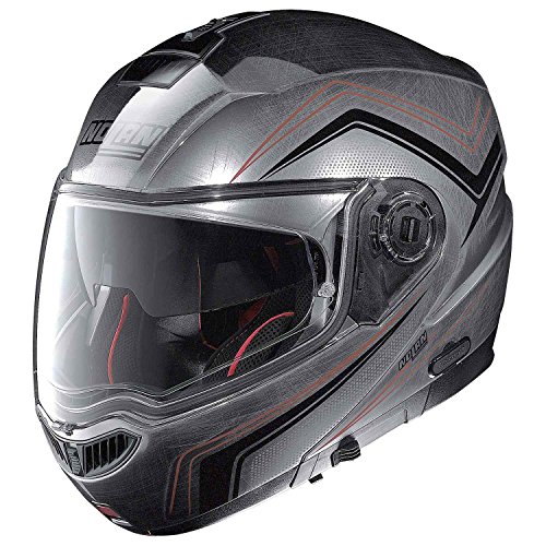 Nolan N104 Absolute como – Casco Moto policarbonato N- Com – verkratztes Cromo tamaño 2 X L