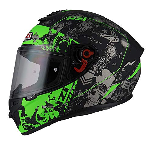 NZI - Casco Integral NZI Trendy (S 55-56 cm, KARZ Black&Green)