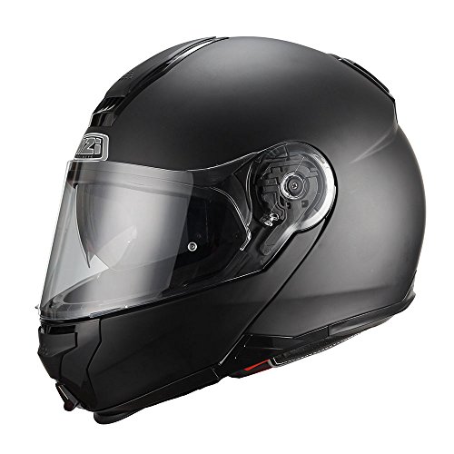 NZI - Casco Modular FIBRA Combi DUO Negro MATE (XL)