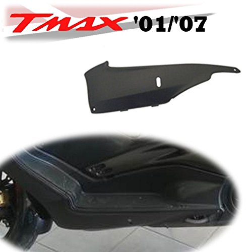 one by Camamoto cod 77380005H carenado / panel lateral inferior de plástico debajo del reposapiés izquierdo negro mate compatible con yamaha t-max 500 de 2001 a 2007 | ref. orig. Yamaha 5GJ2171L00 "