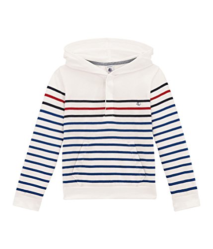 Petit Bateau T-Shirt ML_4450701 Camiseta de Manga Larga, Multicolor Marshmallow/Smoking/Terkuit/Li 01, 116 cm para Niños