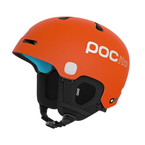 POC Pocito Fornix Spin Casco, Unisex-Youth, Naranja Fluorescente, Small