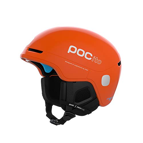 POC Pocito Obex Spin Casco, Unisex-Youth, Naranja Fluorescente, MLG