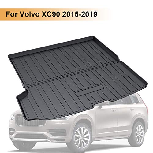 Psler Vehículo All Weather Waterproof Protector Pad Estera Trasera del Trazador de Líneas del Cargo para XC90 2015-2019