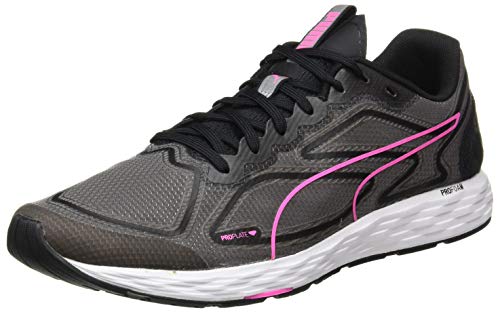 PUMA Speed 300 Racer 2 Wn's, Zapatillas para Correr de Carretera Mujer, Negro Black/Luminous Pink, 37 EU