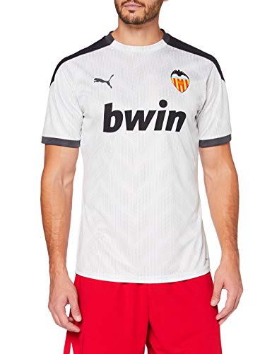 Puma VCF Stadium Jersey Camiseta, Hombre, Puma White-Asphalt, L