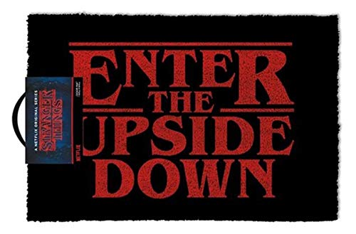 Pyramid International Felpudo Stranger Things Enter The Upside Down Door Mat, Multicolor, 60x40x1.5 cm