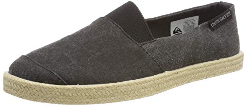 Quiksilver Espadrilled, Alpargata Hombre, Negro (Solid Black Sbkm), 44 EU