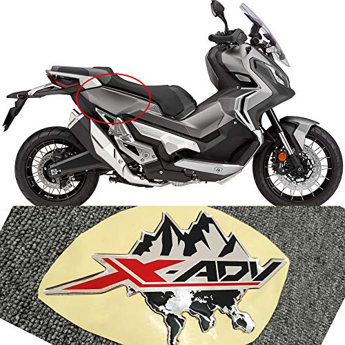 Qwjdsb para Honda XADV x ADV 750 x-ADV X-ADV 750, Pegatina de Panel Lateral con Logo 3D Pegatinas de Motocicleta Almohadilla de depósito Protector de Combustible Emblema de carenado