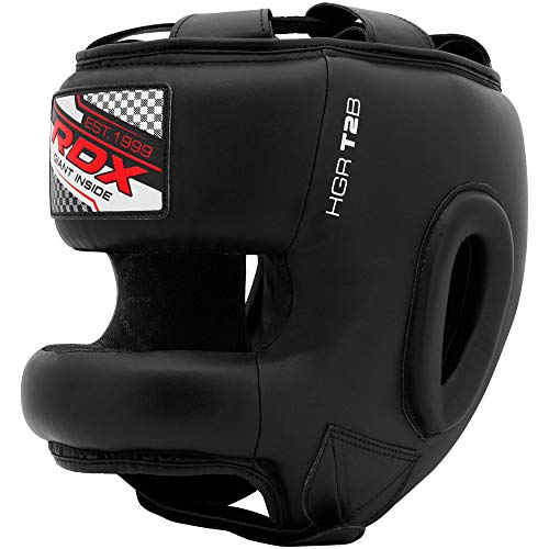 RDX Cascos Boxeo Maya Cuero MMA Sparring Kickboxing Casco Protector Entrenamiento Lucha