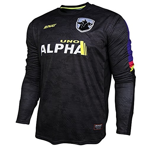 Rinat Jersey Uno Alpha Jersey de Portero, Unisex Adulto, Negro, M