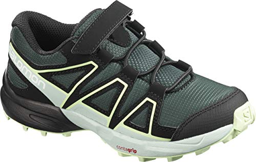 Salomon Speedcross Bungee K, Zapatillas de Trail Running, Verde (Green Gables/Icy Morn/Patina Green), 26 EU