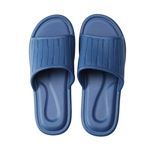 Sandalias de Diapositivas Beach Chancletas de pisc Cubierta Suave de baño Inferior casa de Verano de los Hombres de Estaciones Antideslizante-Bañera Luz plástico Protección Ambiental Cuatro Sandalias