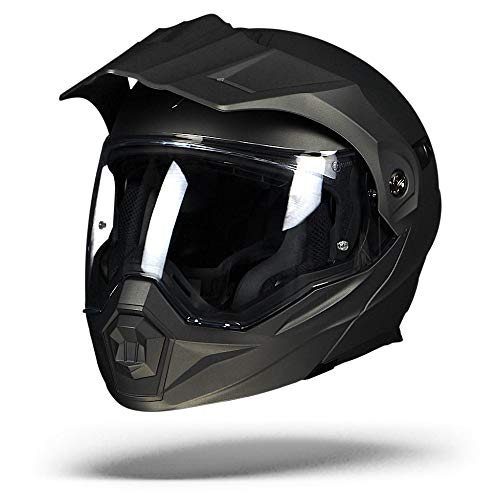 Scorpion Casco de moto ADX 1 SOLID Matt Anthracite, Anthracite, M (84-100-67-04)