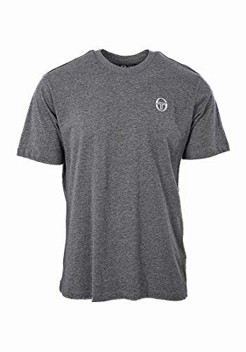 Sergio Tacchini Camiseta para Hombre Sergio Ss20, Gris Oscuro, Melan, 2XL