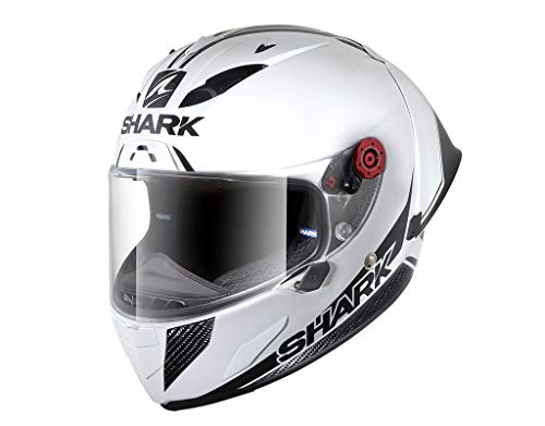 Shark Casco de moto RACE-R PRO GP BLANK 30TH ANNIVERSARY WDK, Blanco/Negro, S