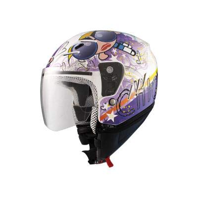 SHIRO - 001178-0001-L/449 : SHIRO - 001178-0001-L/449 : Casco niño Infantil SH-20 Tres Chic Kids II Color Blanco Talla L