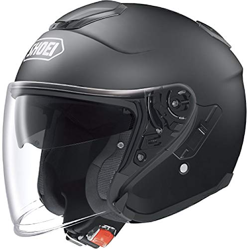 Shoei Casco J-Cruise Simple Matt negro para motos Tamano XS