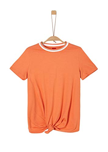 s.Oliver Junior T-Shirt Camiseta, 2140 Naranja Claro, M/Reg para Niñas