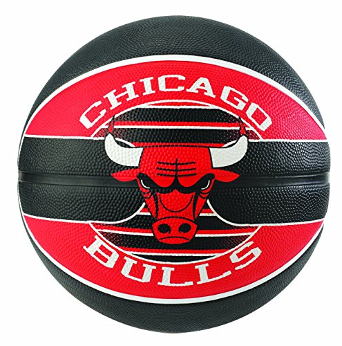 Spalding NBA Team Chicago Bulls 83-583Z Balón de Baloncesto, Multicolor, 5