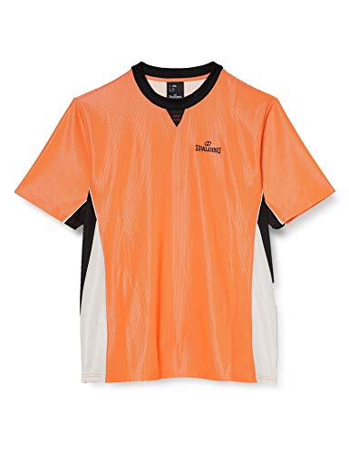 Spalding Referee Pro Camiseta de Árbitro, Hombre, Naranja/Negro, XL