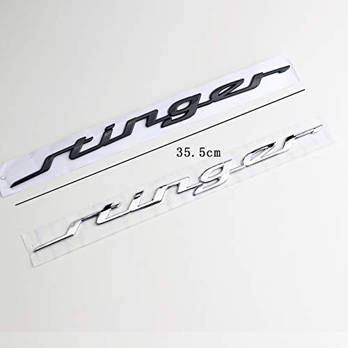 TAYDMEO 35.5CM Carta Emblema Insignia Cuerpo del Coche Pegatina de Tronco Trasero Decoración, para Kia Stinger GT 2018