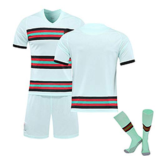 Trajes De Camiseta De Fútbol Niños Hombre Camiseta De Visitante Portugal #7 Ronaldo Pantalones Cortos De Camiseta,Camiseta De La Selección Nacional Chándales Deporti no number-24