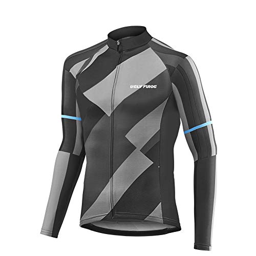 Uglyfrog 2019 Manga Larga Maillot Ciclismo De Hombre Otoño Style Ropa De Triatlon Transpirables Autumn CXMX13