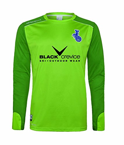 uhlsport Hombre MSV GK Tower la 16/17 Camiseta, Todo el año, Hombre, Color Power Grün/Energy Blau, tamaño 140