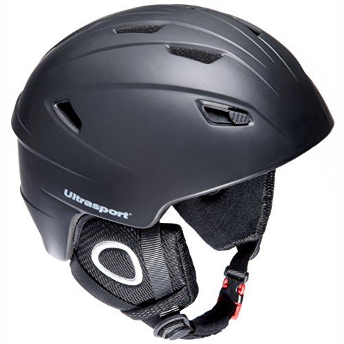 Ultrasport New Race Edition Casco de Snowboard, Unisex, Negro, XS